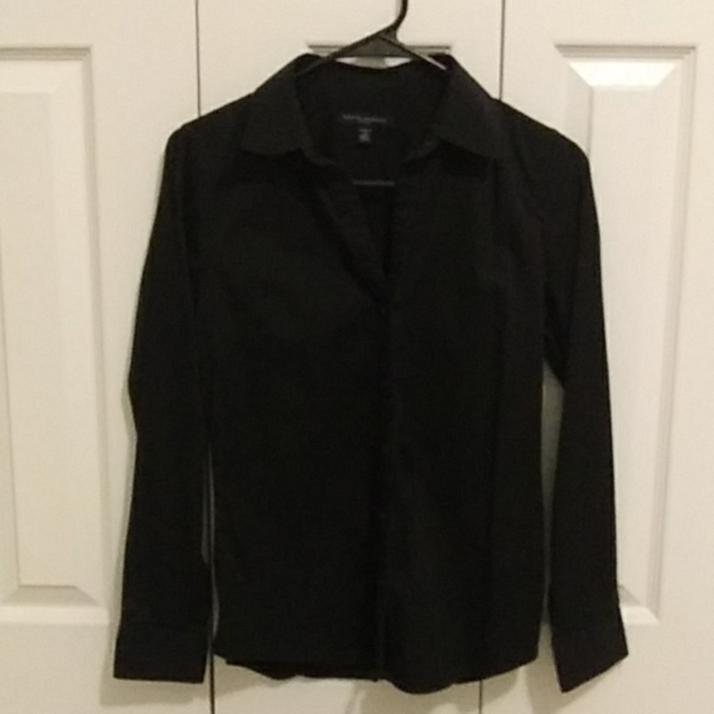 Black long sleeve button up